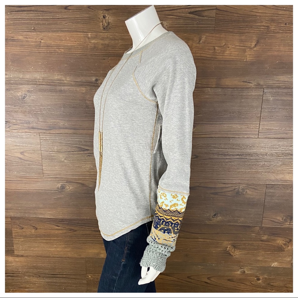 NWT Free People In The Mix Cuff Top - Picture 5 of 7